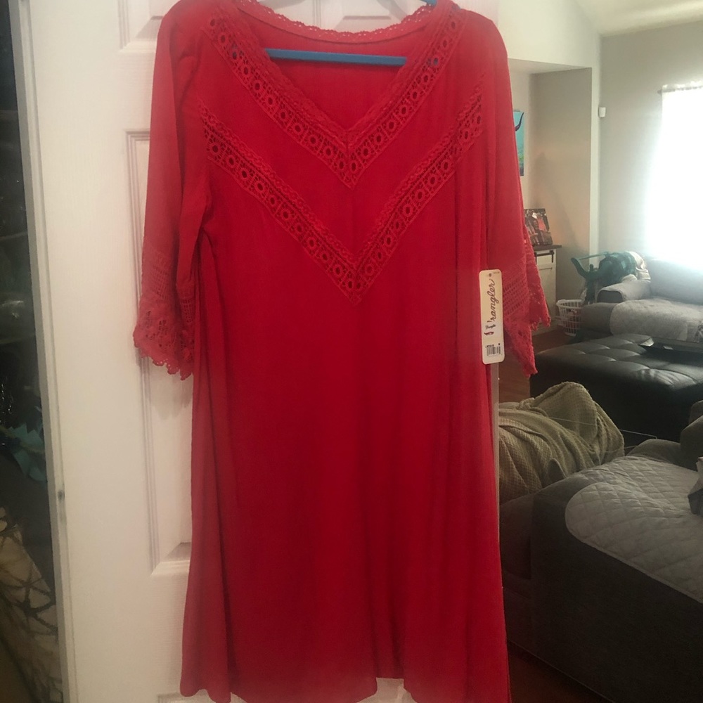 Wrangler red dress